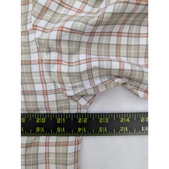 Columbia Titanium Vented Mens Plaid Button Up Shirt XL Brown Outdoor Fishing - Picture 4 of 7